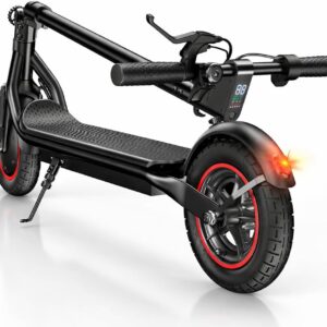 Electric Scooter, 23 Miles, 22 MPH Top Speed Electric Scooter for Adults, 500W Powerful Motor,10"/8.5" Pneumatic Tires Commuting Scooter, Foldable Escooter for Commuting & Campus Use