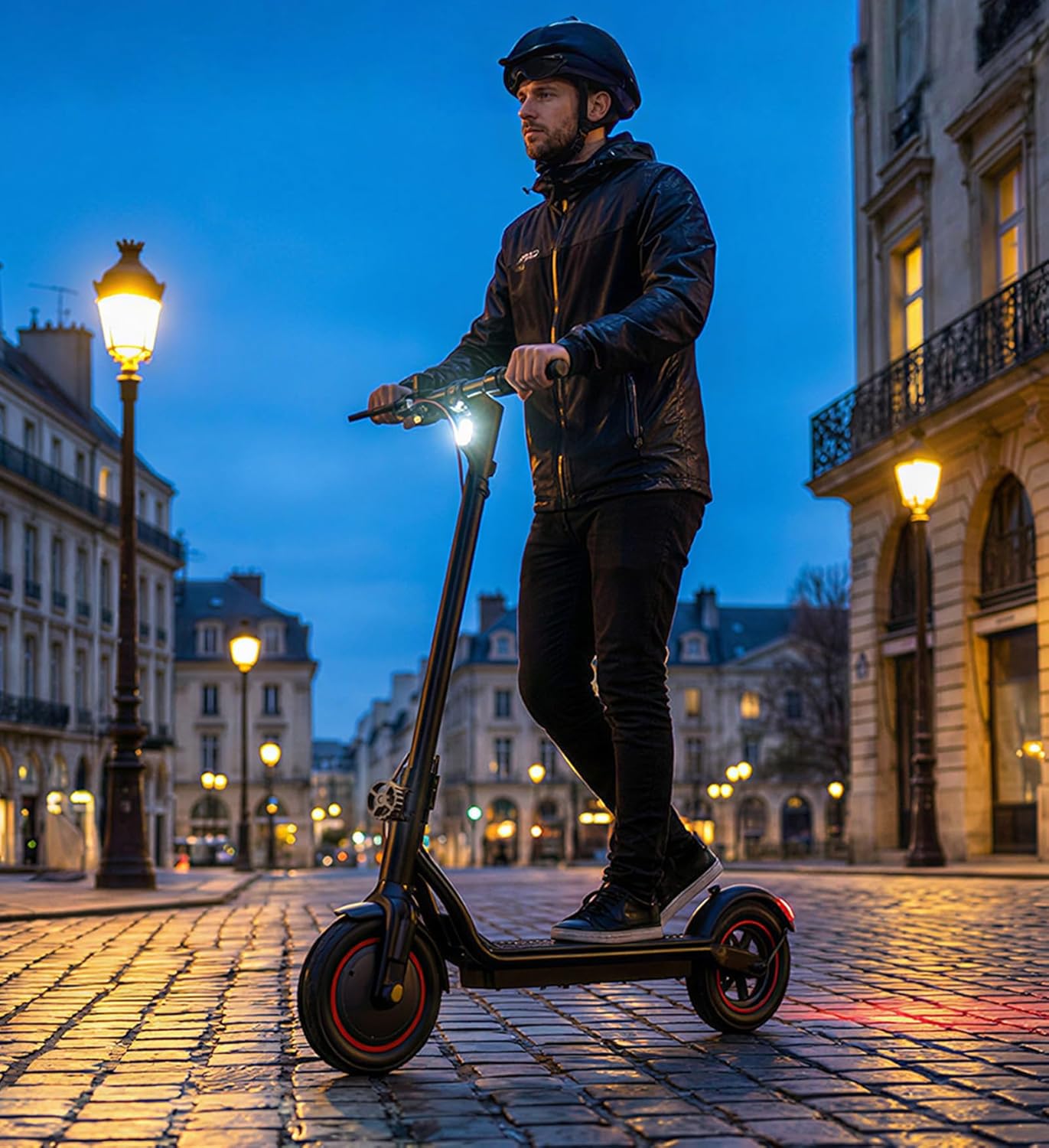 Electric Scooter, 23 Miles, 22 MPH Top Speed Electric Scooter for Adults, 500W Powerful Motor,10"/8.5" Pneumatic Tires Commuting Scooter, Foldable Escooter for Commuting & Campus Use - Image 7